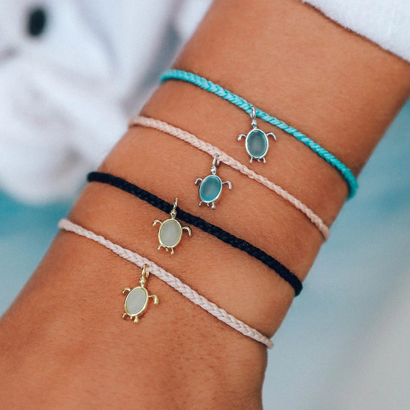 Sea Turtle Silver Bracelet