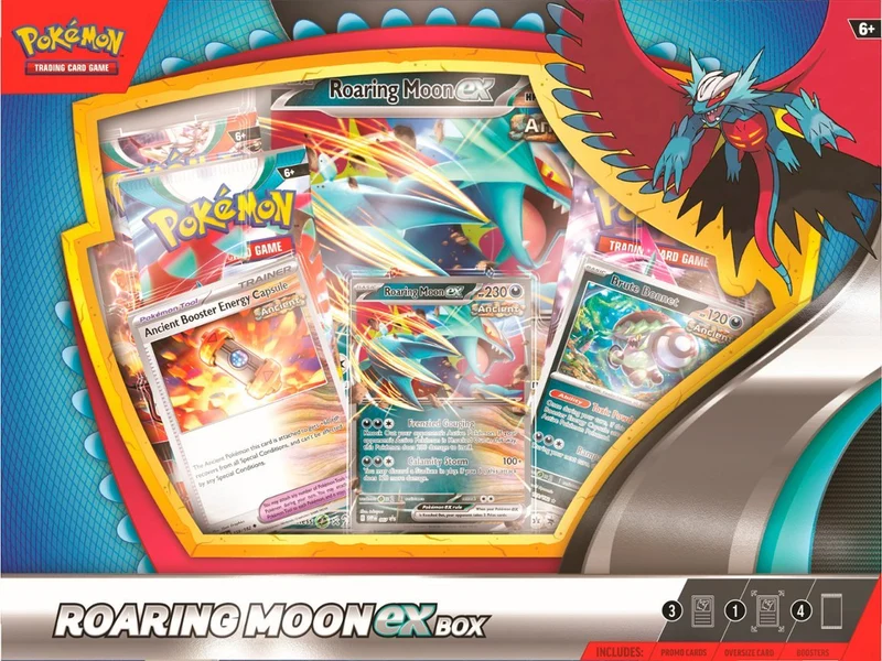 Pokemon Roaring Moon / Iron Valiant ex Box