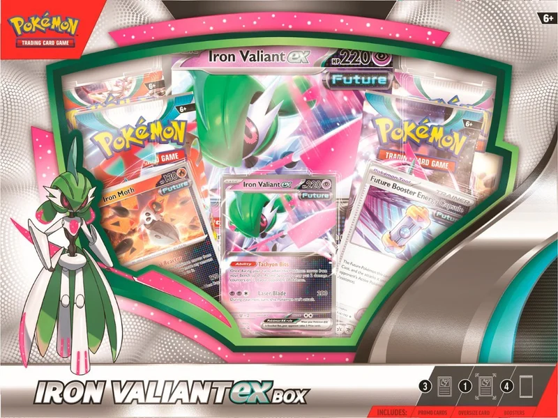 Pokemon Roaring Moon / Iron Valiant ex Box