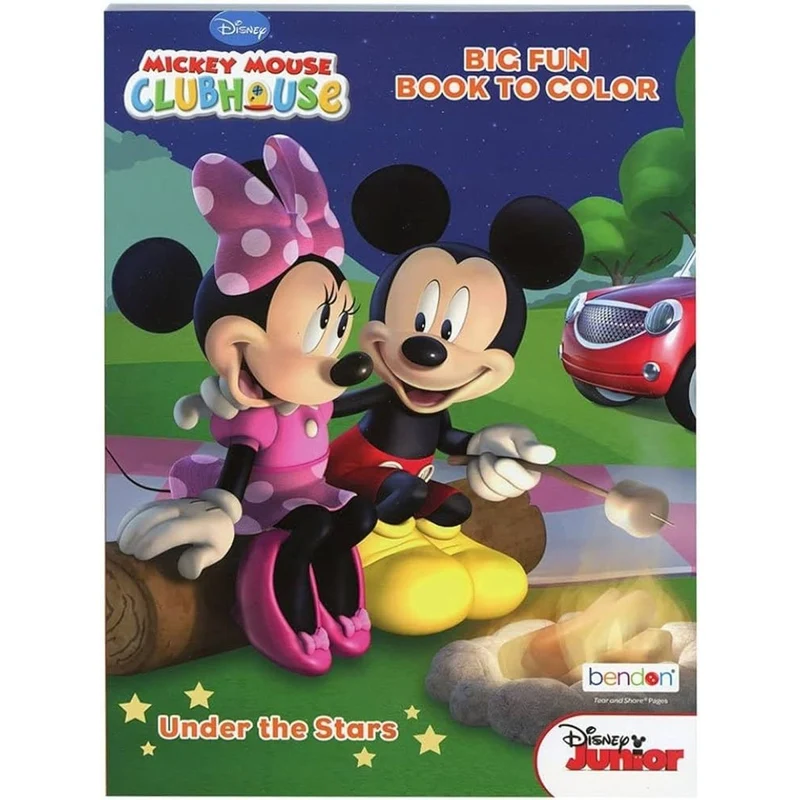Disney Mickey and Minnie Jumbo Colouring Book, 80 Pages, 1 Count