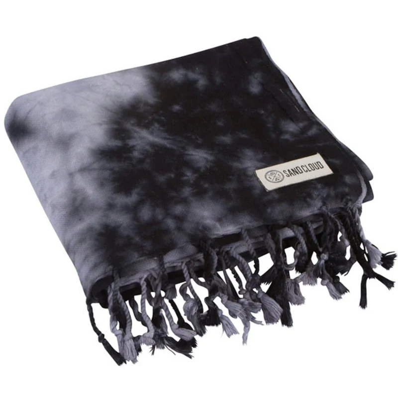 Black Acid Sand Cloud Towel