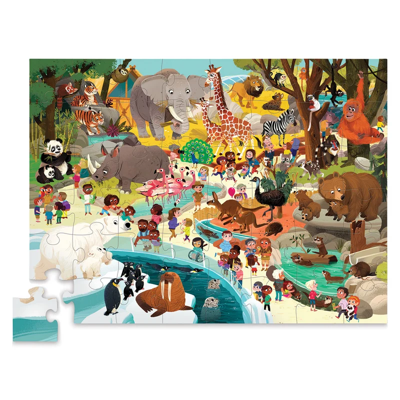 Day at the Zoo - 48 Piece Puzzle