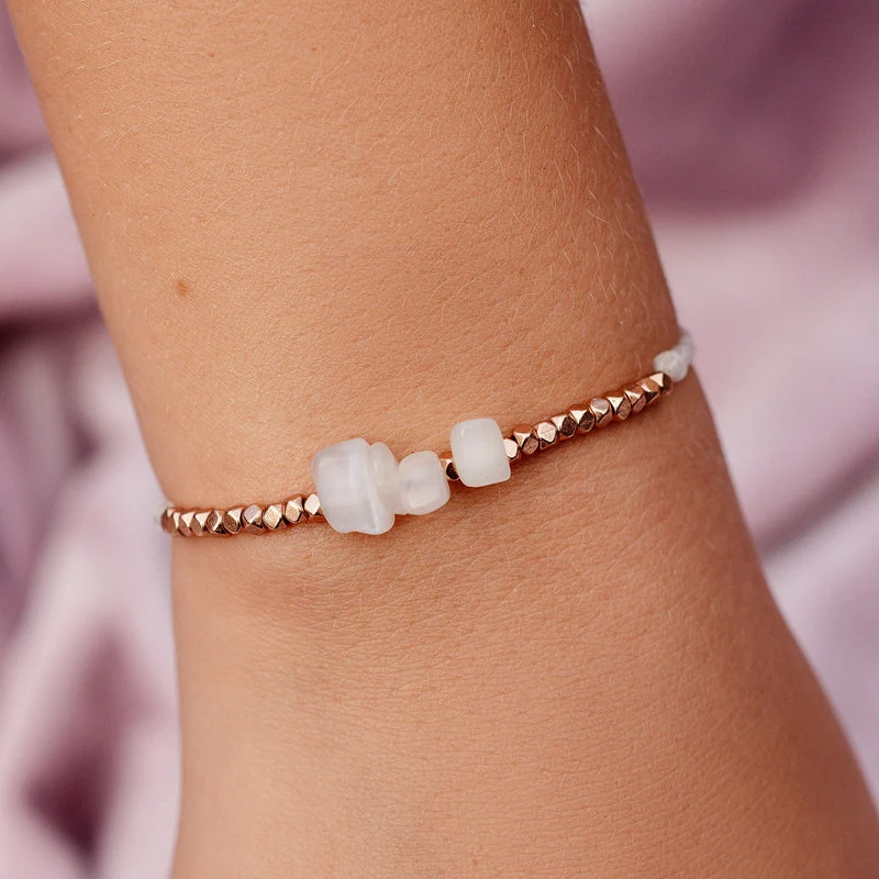 Seaside Bead Rose Gold PuraVida Bracelet