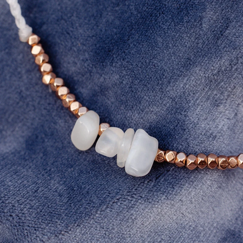 Seaside Bead Rose Gold PuraVida Bracelet