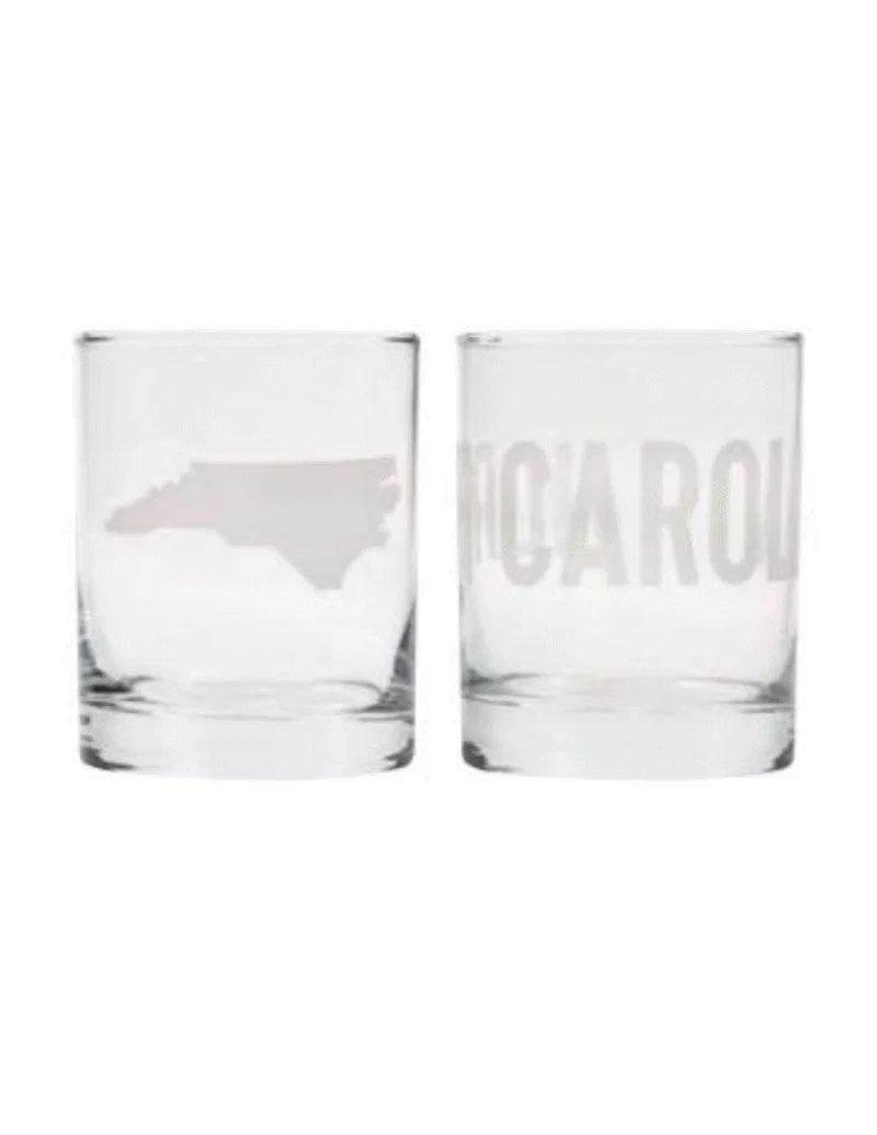 10oz NC Rock Glass Set