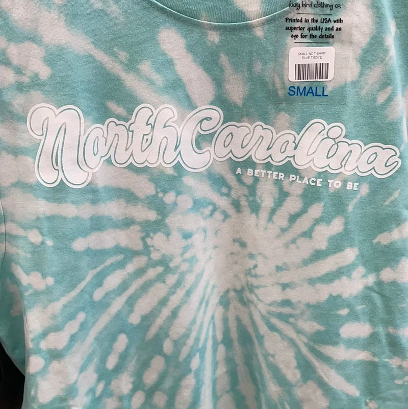 Tie Dye Blue NC Shirt