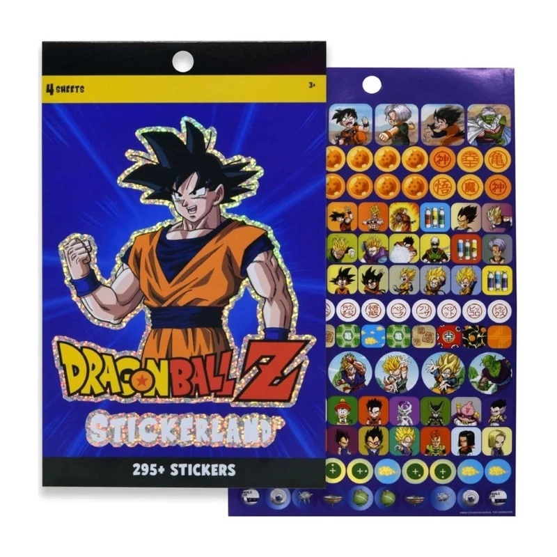 Dragon Ball Z Sticker Sheets, 4 Count