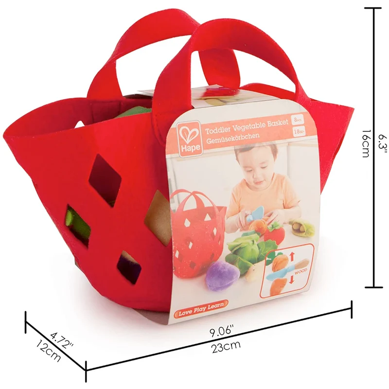 Toddler Vegetable Basket