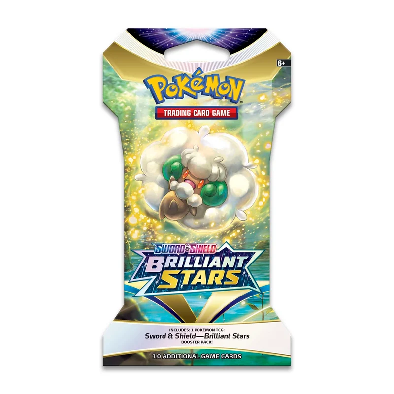 Pokemon TCG: Sword & Shield-Brilliant Stars Sleeved Booster Pack (10 Cards)