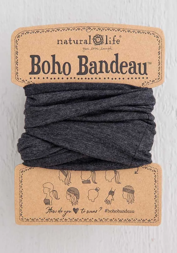 Charcoal Boho Bandeau