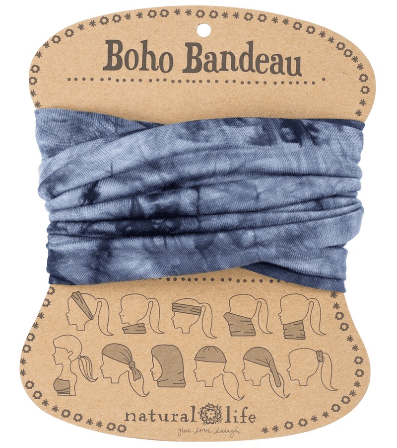NAVY TIE DYE BANDEAU