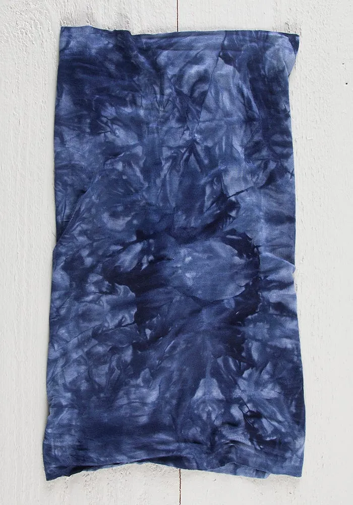 NAVY TIE DYE BANDEAU