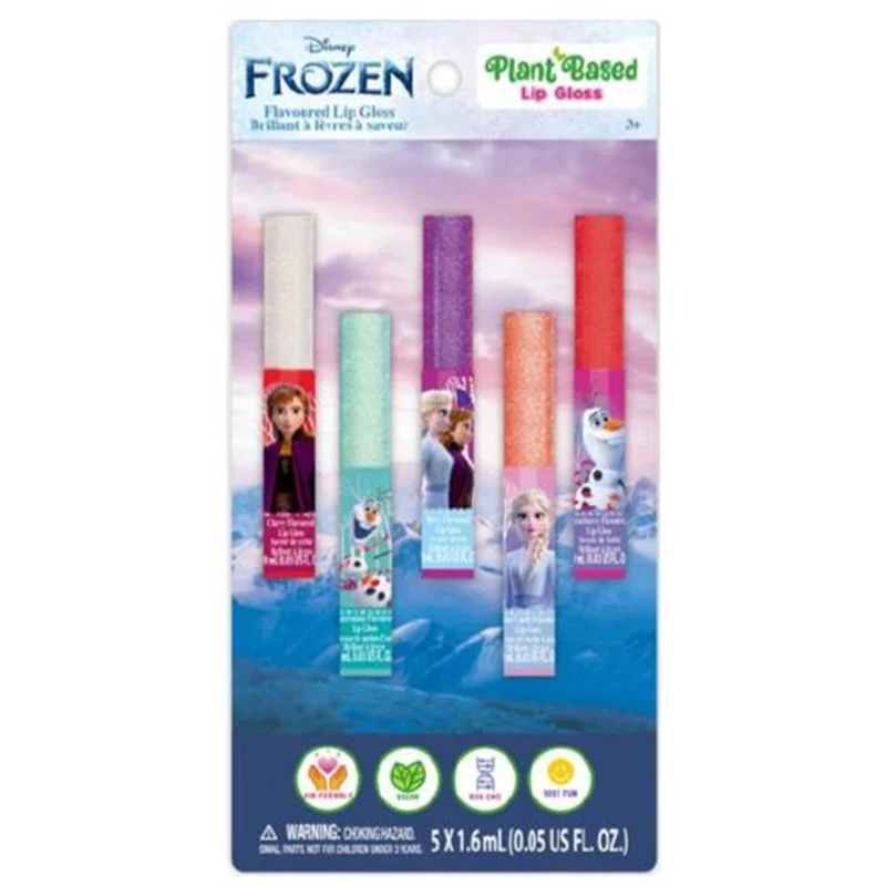 Disney Frozen Flavoured Lip Gloss Wands, 5 Count