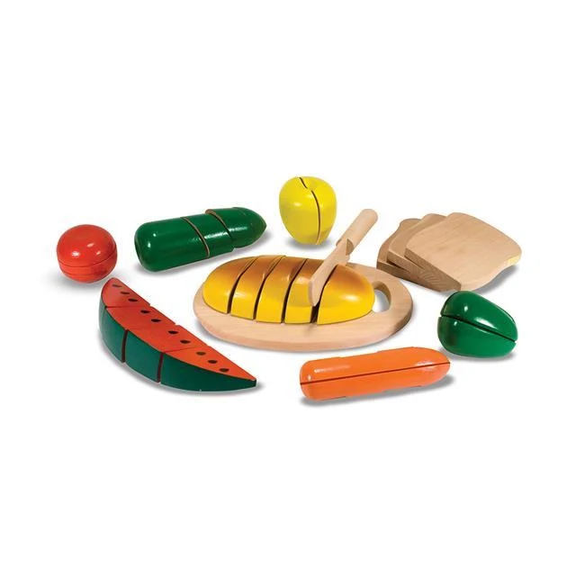 Melissa & Doug Wooden Cutting Food / Melissa & Doug Nourriture à Découper en Bois