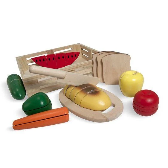 Melissa & Doug Wooden Cutting Food / Melissa & Doug Nourriture à Découper en Bois