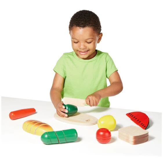 Melissa & Doug Wooden Cutting Food / Melissa & Doug Nourriture à Découper en Bois