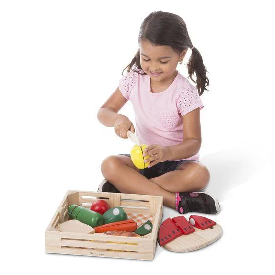 Melissa & Doug Wooden Cutting Food / Melissa & Doug Nourriture à Découper en Bois