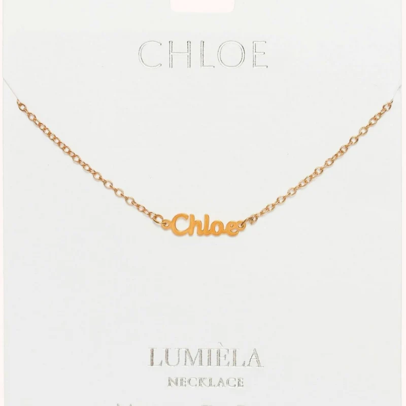 Lumiela Necklace - Name Necklace