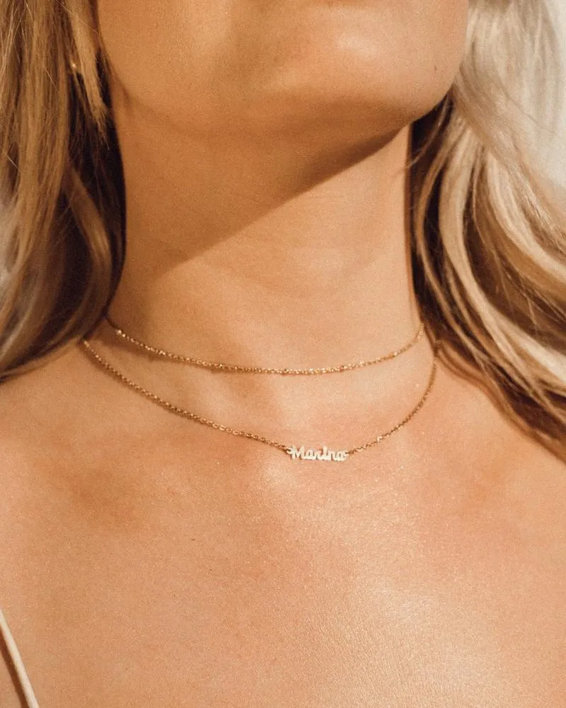 Lumiela Necklace - Name Necklace
