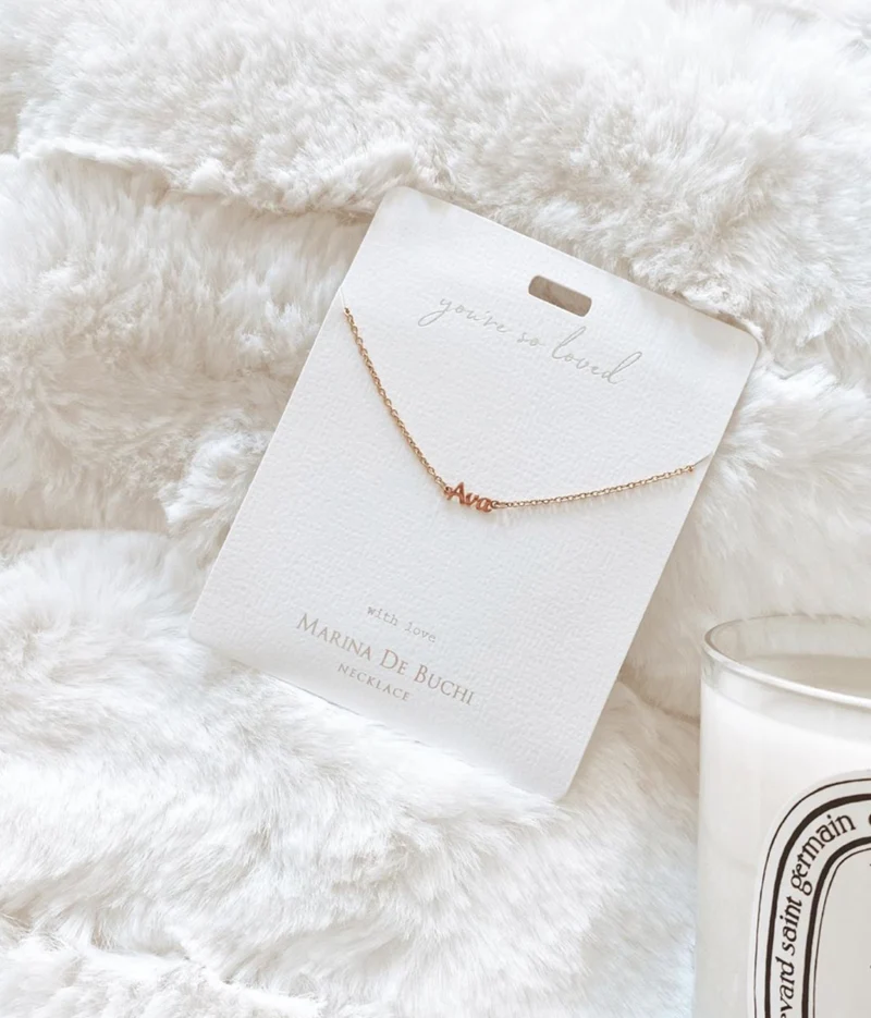 Lumiela Necklace - Name Necklace