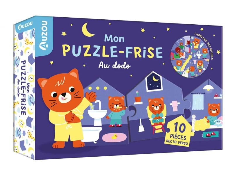 Mon puzzle-frise - Au dodo - Auzou