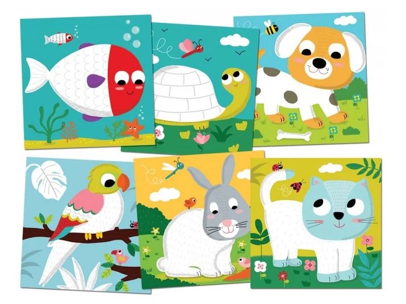 Coffret de peinture au doigt "Adorables compagnons"