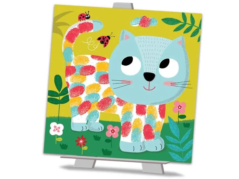 Coffret de peinture au doigt "Adorables compagnons"