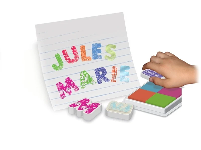 Coffret alphabet box à tamponner - Créa Lign'