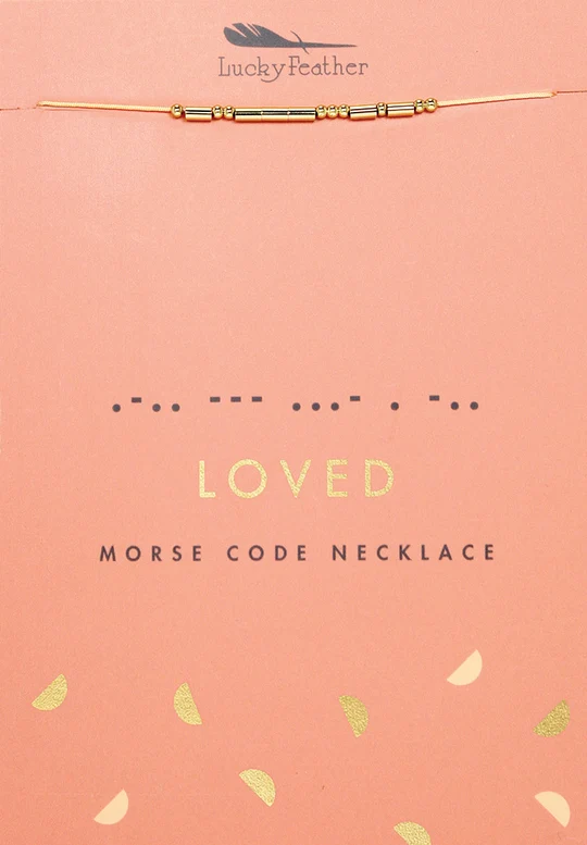 Loved Morse Code Necklace