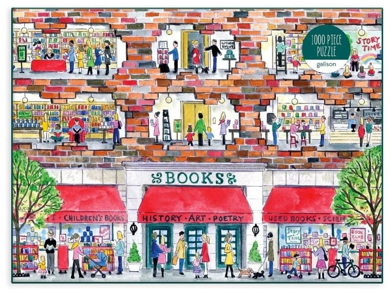 Puzzle A day at the bookstore - 1000 pièces 69x51 cm