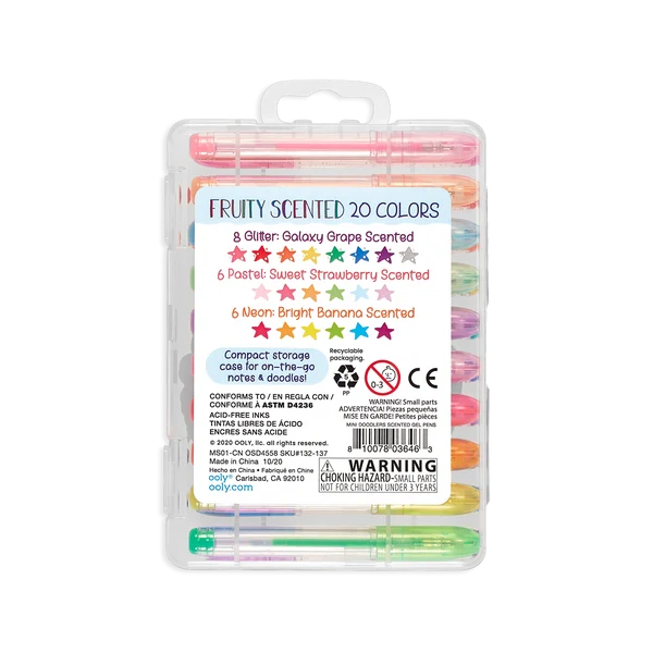 Mini Doodlers Fruity Scented Gel Pens
