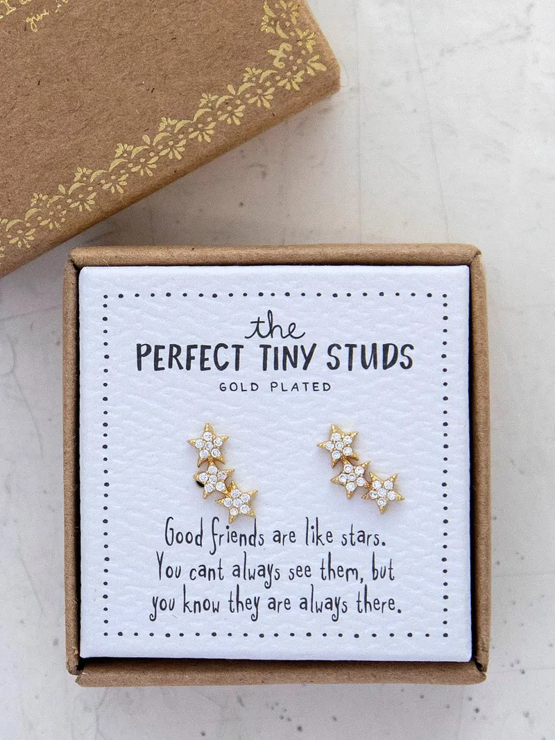 Stars Perfect Tiny Studs Earrings