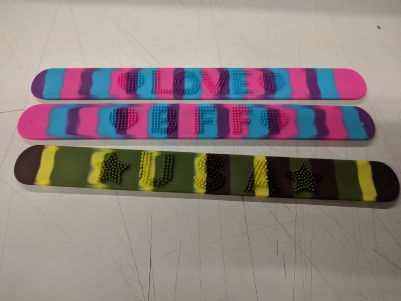 Slap Bracelet Tie Dye