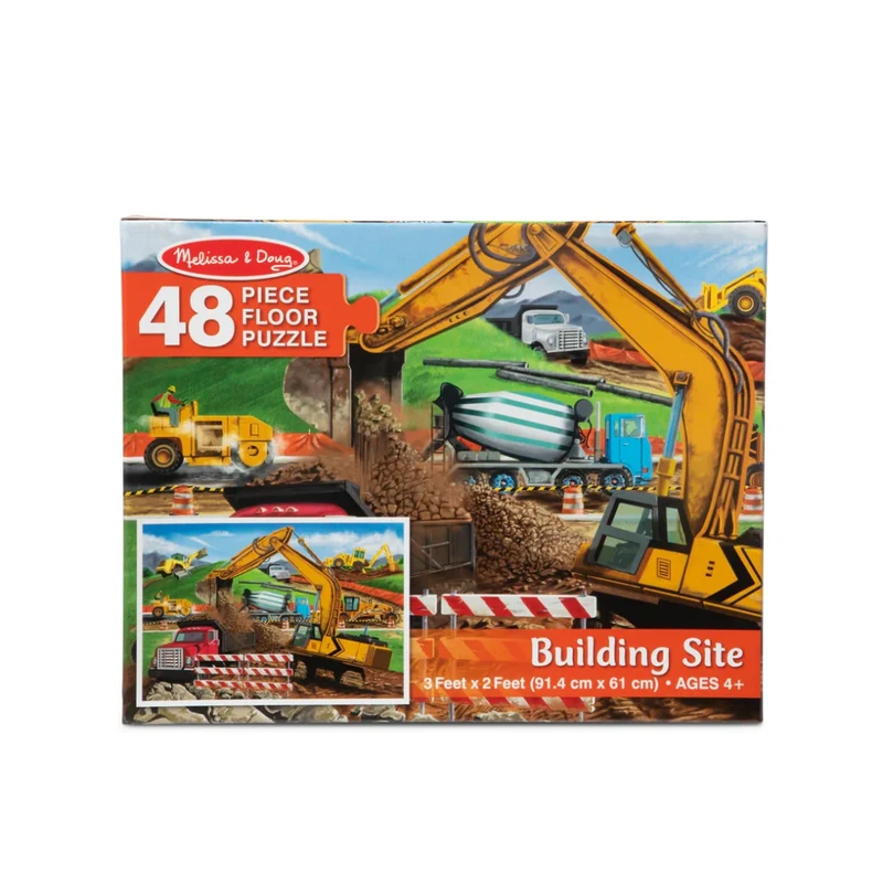 Building Site Floor Puzzle - 48 Pieces