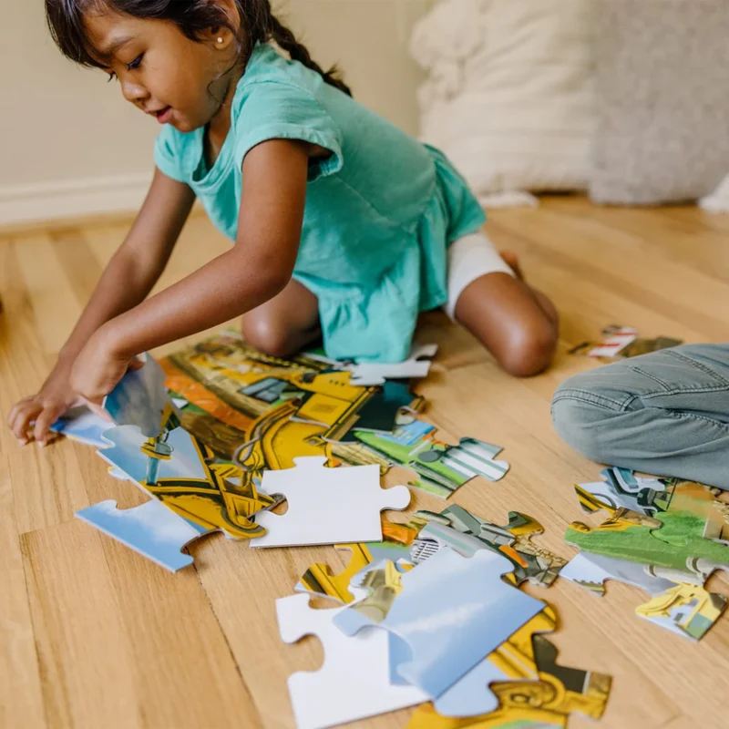 Building Site Floor Puzzle - 48 Pieces