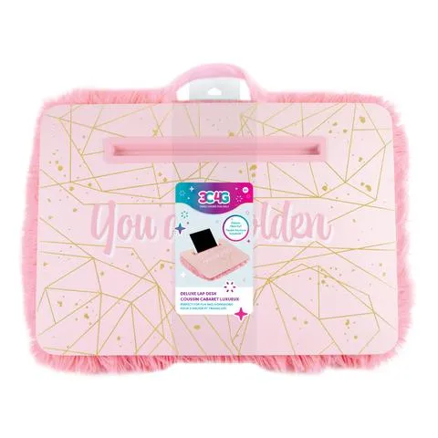 Pink Gold Lap Desk