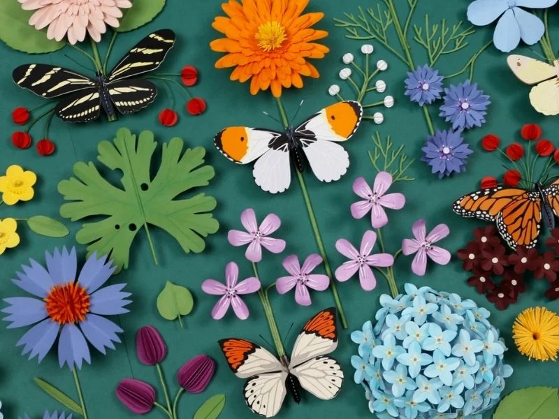 Puzzle Butterfly Botanica - 500 pièces 51x51 cm