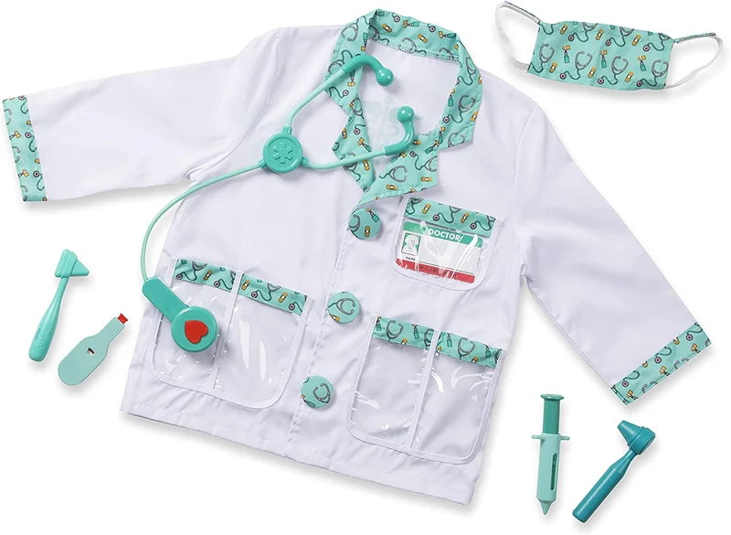 Doctor Role Play Costume Dress-Up Set