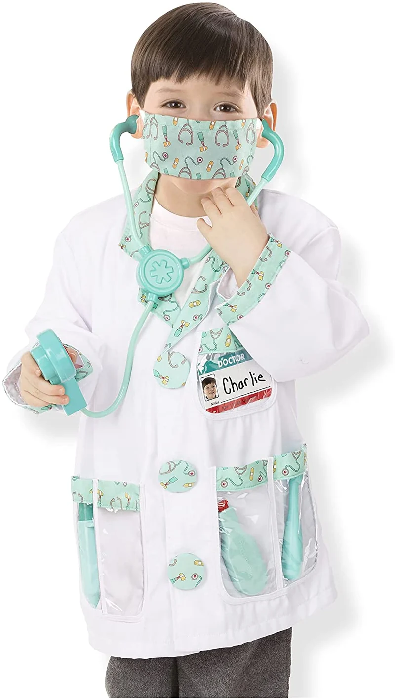 Doctor Role Play Costume Dress-Up Set