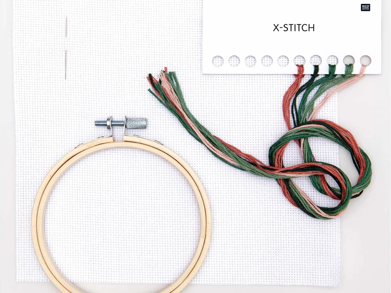 KIT DE BRODERIE PLANTE - RICO DESIGN