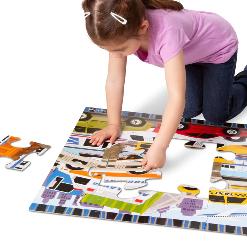 Traffic Jam Floor Puzzle - 24 Pieces