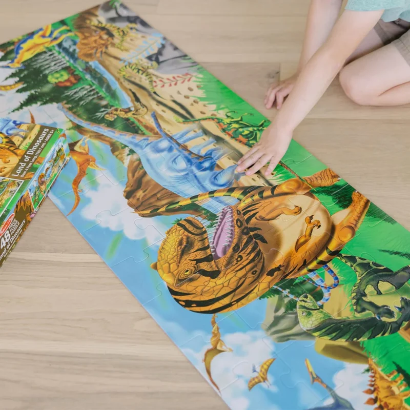 Land of Dinosaurs Floor Puzzle - 48 Pieces