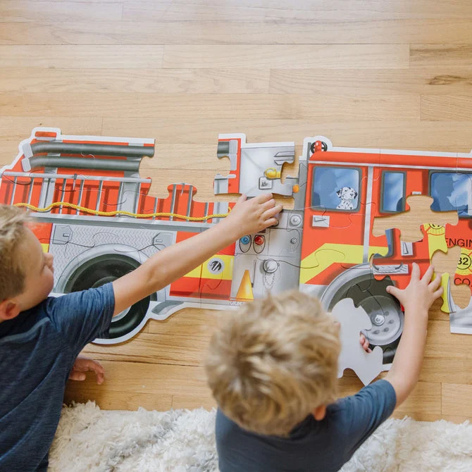 Giant Fire Truck 24 Piece Floor Puzzle