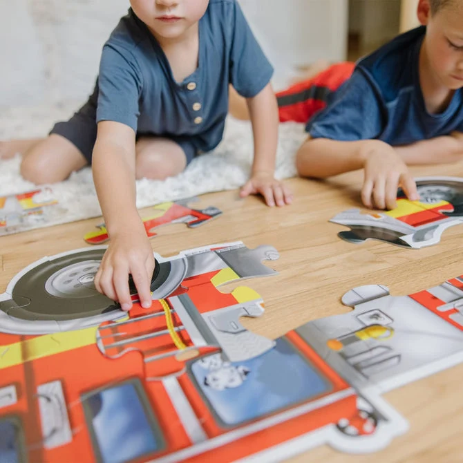 Giant Fire Truck 24 Piece Floor Puzzle