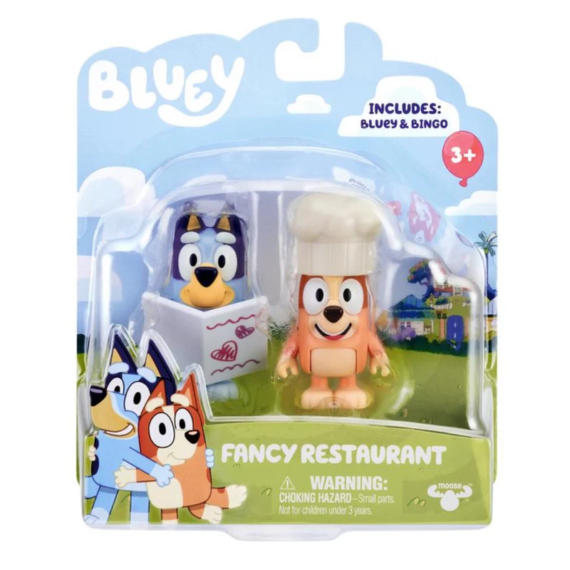 Bluey Figures 2 Pack Assorted