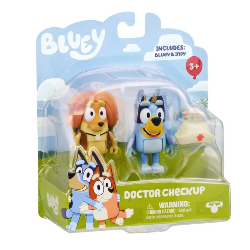 Bluey Figures 2 Pack Assorted