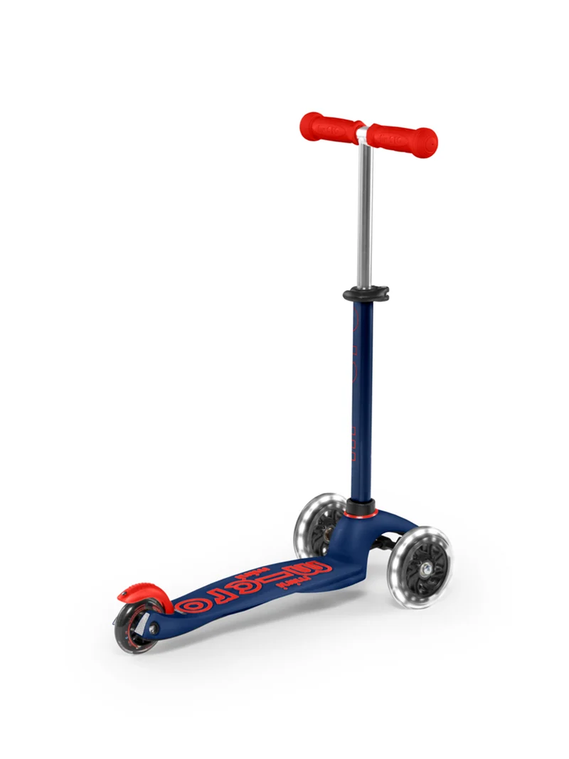 Mini LED Navy Orange Micro Scooter