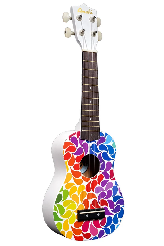 Rainbow Flower Ukulele Soprano