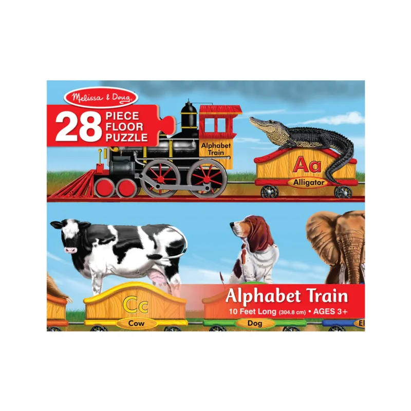Alphabet Train Floor Puzzle - 28 Pieces