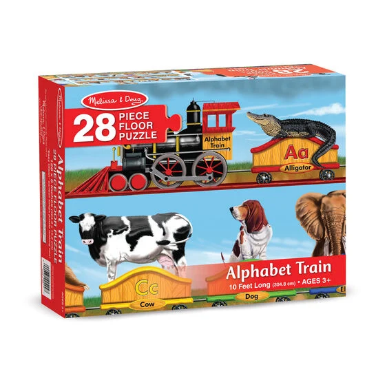 Alphabet Train Floor Puzzle - 28 Pieces